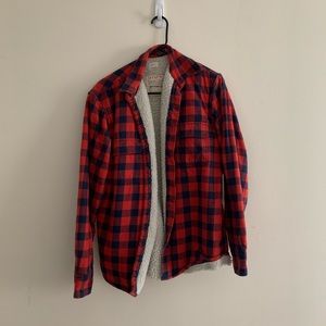 Jcrew Flannel Shirt Jacket